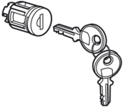 LEGRAND Barillet à clé type 405 - pour porte métal ou vitrée XL³ - 1 jeu de 2 clés LEGRAND Barillet à clé type 405 - pour porte métal ou vitrée XL³ - 1 jeu de 2 clés