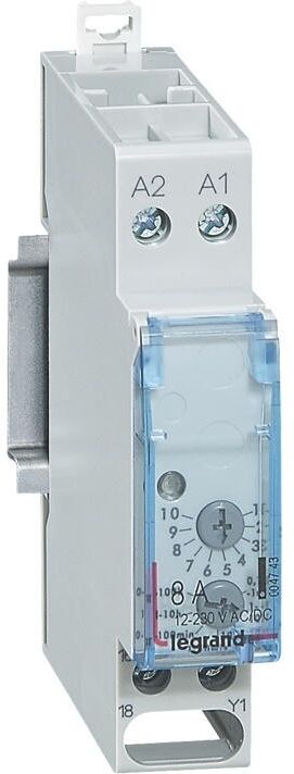 LEGRAND Relais temporisé modulaire temporisateur à la fermeture - 1 module LEGRAND Relais temporisé modulaire temporisateur à la fermeture - 1 module