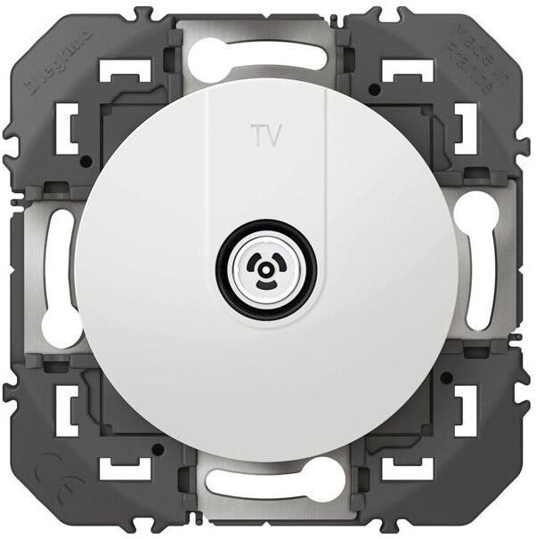 LEGRAND Prise TV simple étoile blindée DOOXIE finition blanc LEGRAND Prise TV simple étoile blindée DOOXIE finition blanc