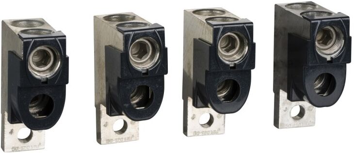 SCHNEIDER Bornes pour câbles 2x50..120mm² et sépar. phases - pour NSX100-250 INV/INS SCHNEIDER Bornes pour câbles 2x50..120mm² et sépar. phases - pour NSX100-250 INV/INS