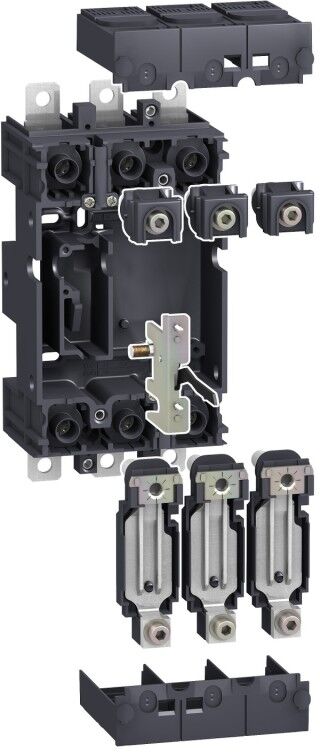 SCHNEIDER Kit Vigicompact débrochable 3P sur socle - pour disj. NSX100-250 SCHNEIDER Kit Vigicompact débrochable 3P sur socle - pour disj. NSX100-250