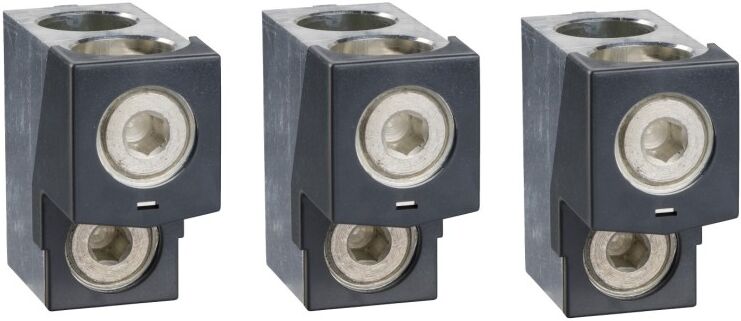 SCHNEIDER Borne pour câbles 2x35..240mm² et sépar. phases - Lot de 3 - pour NSX400-6300 INV/INS SCHNEIDER Borne pour câbles 2x35..240mm² et sépar. phases - Lot de 3 - pour NSX400-6300 INV/INS