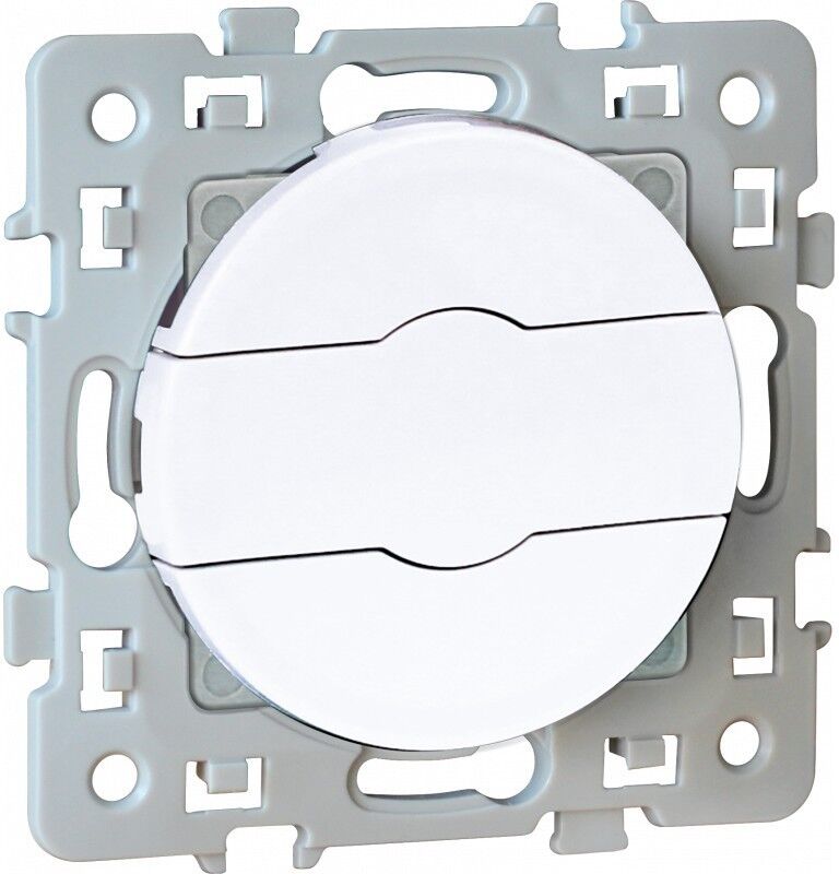 EUR'OHM Interrupteur volets roulants 3 positions SQUARE 1 poste - 6AX - 250V - Blanc EUR'OHM Interrupteur volets roulants 3 positions SQUARE 1 poste - 6AX - 250V - Blanc