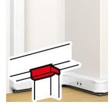 LEGRAND Dérivation plane vers goulotte Mosaic 50x80mm pour réf. 075602 et 075604 LEGRAND Dérivation plane vers goulotte Mosaic 50x80mm pour réf. 075602 et 075604