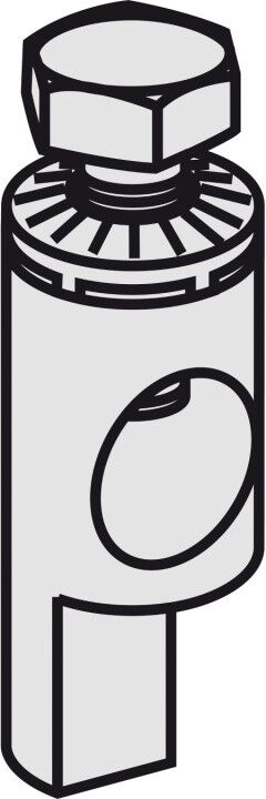 SCHNEIDER Cache-borne - prise arrière - 1P - C120 - lot de 2 SCHNEIDER Cache-borne - prise arrière - 1P - C120 - lot de 2