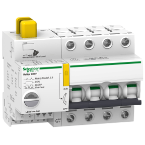 SCHNEIDER Disjoncteur à commande intégrée interface Ti24 10A 4P courbe C - Acti9, Reflex iC60H SCHNEIDER Disjoncteur à commande intégrée interface Ti24 10A 4P courbe C - Acti9, Reflex iC60H