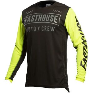 Maillot Fasthouse Grindhouse Strike noir jaune fluo