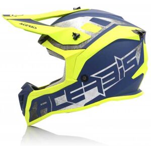 Casque Cross ACERBIS LINEAR jaune bleu