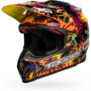 Casque cross Bell Moto-9S Flex TAGGER TROPICAL Fever Gloss Yellow Orange 2023