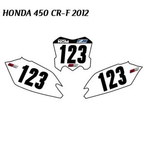 Honda Kit Fonds Plaques HONDA CRF 450 Standard