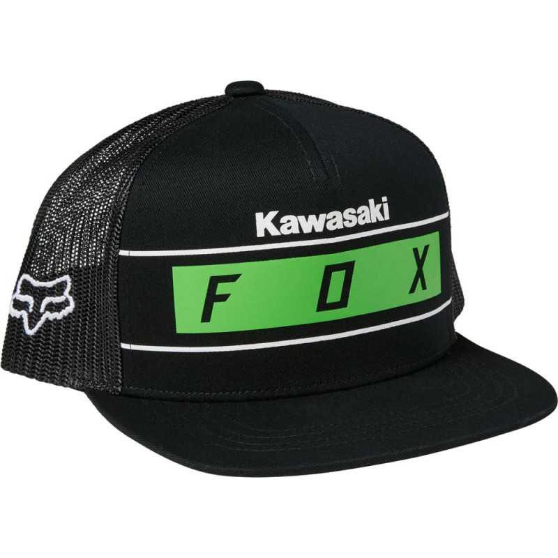FOX Racing Casquette Fox Enfant KAWASAKI Stripes Snapback noir