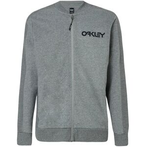 Sweat Oakley Reverse Full Zip Bomber gris