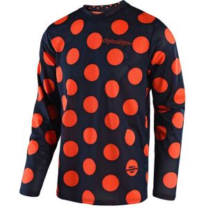 TROY LEE DESIGNS Maillot Troy lee designs GP Air Polka Dot navy orange fluo