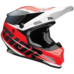 THOR Casque cross Thor SECTOR FADER rouge noir