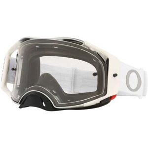 OAKLEY Masque Oakley Airbrake MX TUFF BLOCKS Blanc écran clair