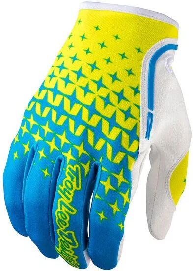 Gants Troy lee designs XC Starburst bleu jaune