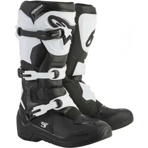 Bottes cross Alpinestars Tech 3 noir blanc