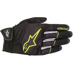 Gants Alpinestars Atom noir jaune fluo