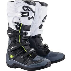 Bottes cross Alpinestars Tech 5 noir gris fonce blanc