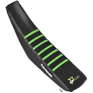 No Name Housse de selle  D'COR KAWASAKI KX-F noire et verte