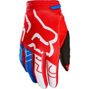 FOX Racing Gants Fox Enfant 180 SKEW blanc rouge bleu