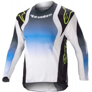 Maillot Alpinestars Kids Racer Push bleu blanc 2023