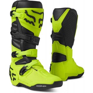 FOX Racing Bottes cross Fox Comp jaune fluo 2023