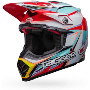 Casque cross Bell Moto-9S Flex TAGGER EDGE Gloss White Aqua 2023