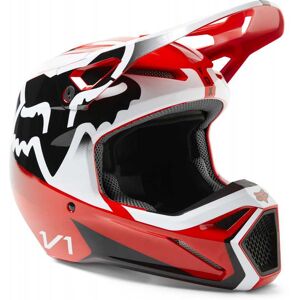 FOX Racing Casque cross Fox V1 LEED MIPS rouge fluo 2023