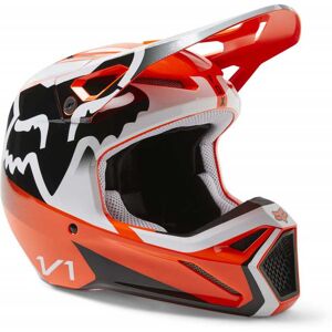 FOX Racing Casque cross Fox V1 LEED MIPS orange fluo 2023