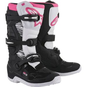 ALPINESTARS Bottes cross Alpinestars Tech 3 Stella noir blanc rose