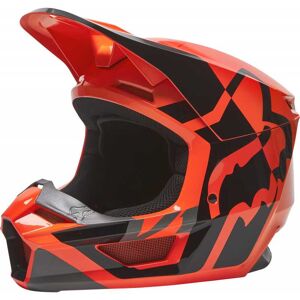 FOX Racing Casque cross Fox V1 LUX orange fluo