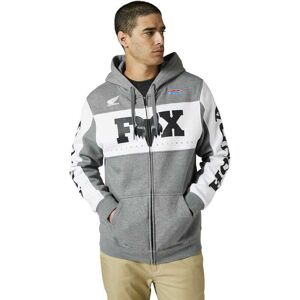 FOX Racing Sweat Fox HONDA Zippé gris