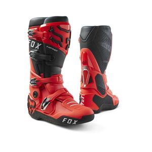 FOX Racing Bottes cross Fox Instinct rouge fluo 2023