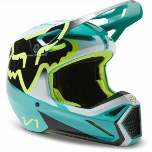 FOX Racing Casque cross Enfant Fox V1 LEED Teal 2023