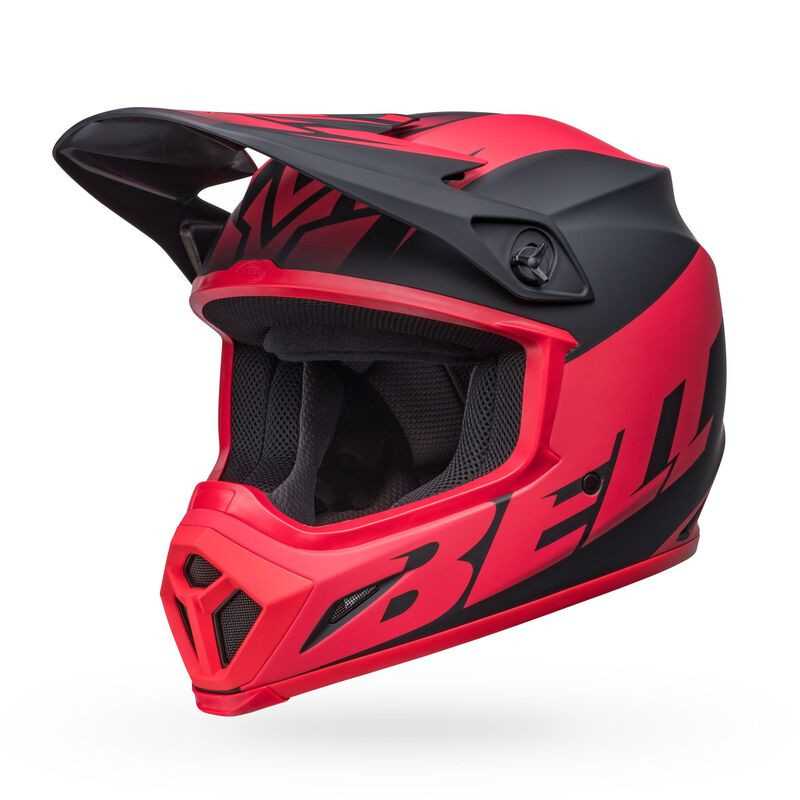 BELL Casque cross Bell MX-9 Mips Disrupt noir rouge mat 2022