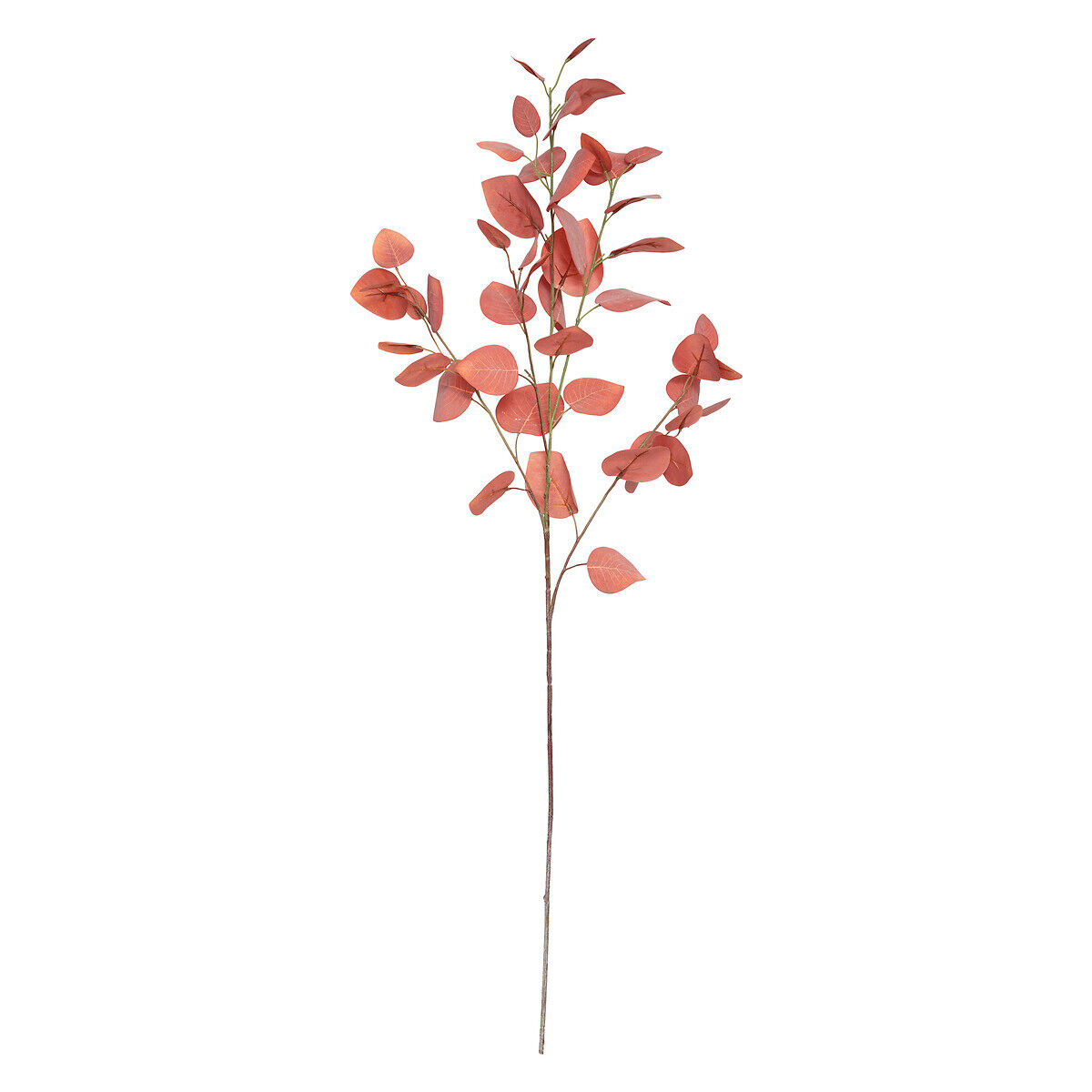 Atmosphera Tige eucalyptus artificielle, H92 cm  - Blanc,Rouge