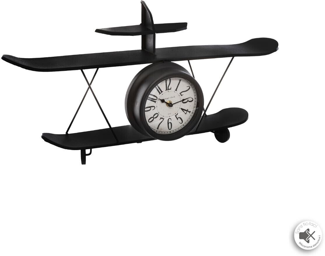 Atmosphera Horloge "Avion", métal 64x33 cm Atmosphera Horloge "Avion", métal 64x33 cm