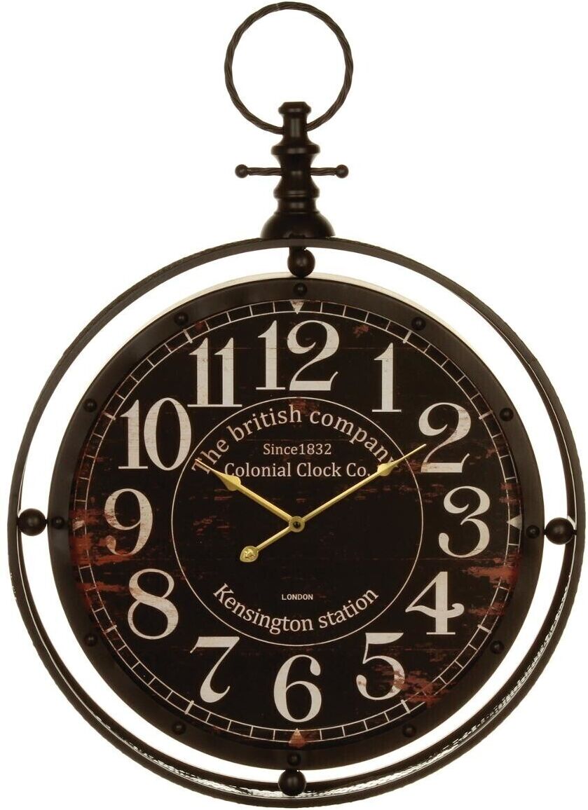 Atmosphera Horloge "Gousset", métal D60 cm Atmosphera Horloge "Gousset", métal D60 cm