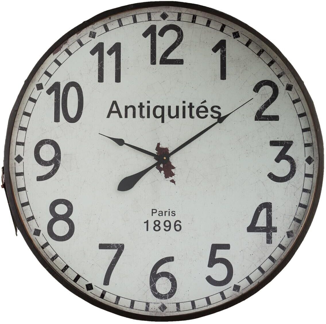 Atmosphera Horloge "Ceinture" blanche D92 cm Atmosphera Horloge "Ceinture" blanche D92 cm