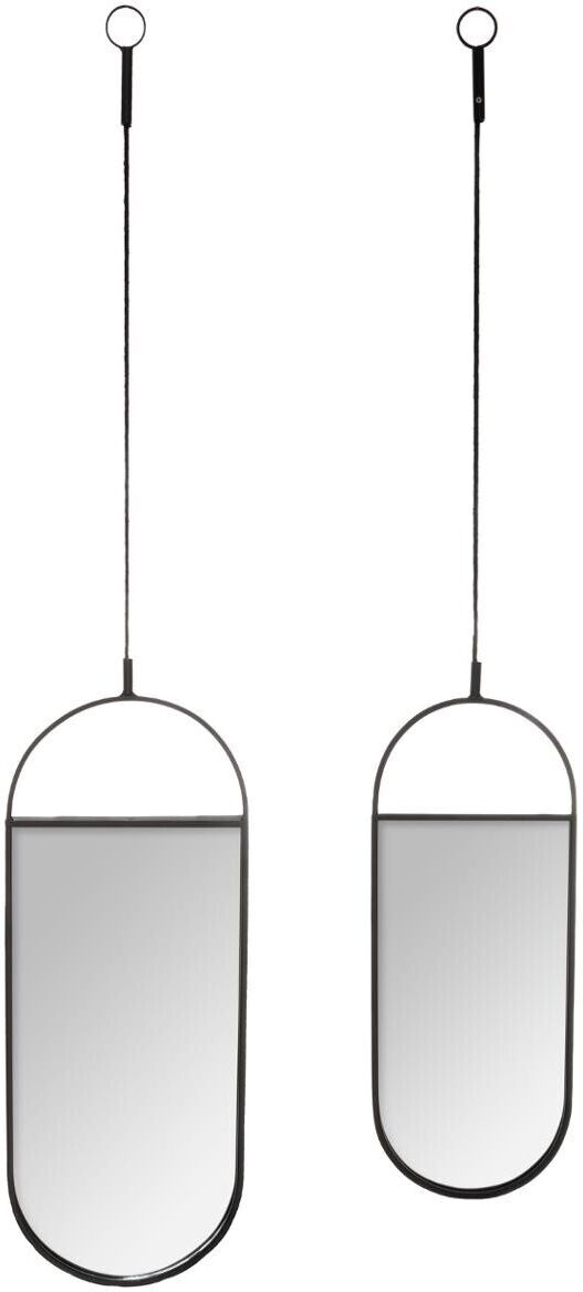 Atmosphera Set de 2 miroirs ovales suspendus Atmosphera Set de 2 miroirs ovales suspendus