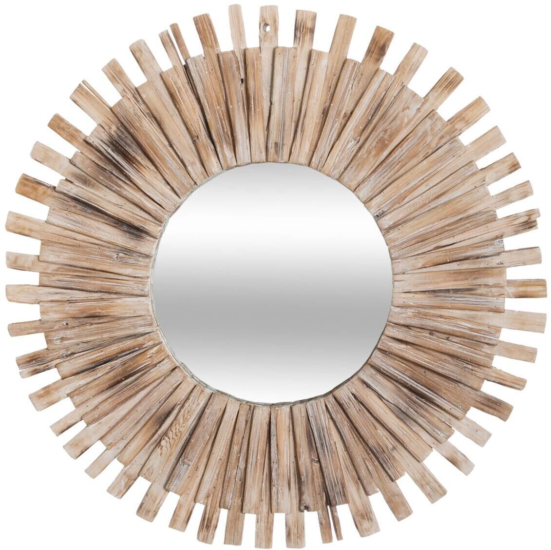 Atmosphera Miroir "Manon", bois flotté D88 cm Atmosphera Miroir "Manon", bois flotté D88 cm
