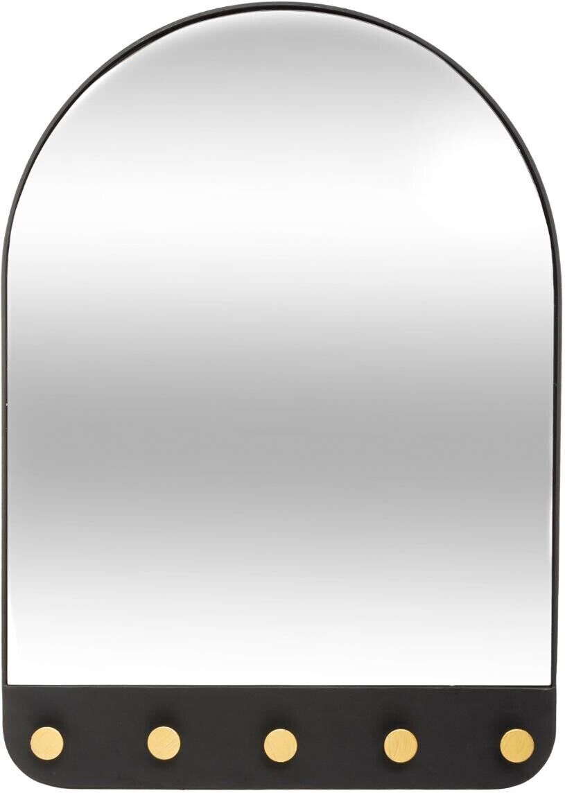 Atmosphera Miroir 5 patères, métal 51x71 cm Atmosphera Miroir 5 patères, métal 51x71 cm