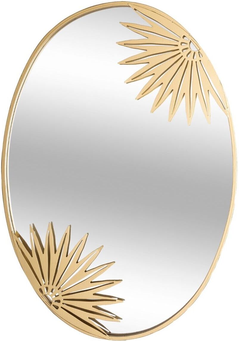 Atmosphera Miroir "Feel", métal doré 56x40 cm Atmosphera Miroir "Feel", métal doré 56x40 cm