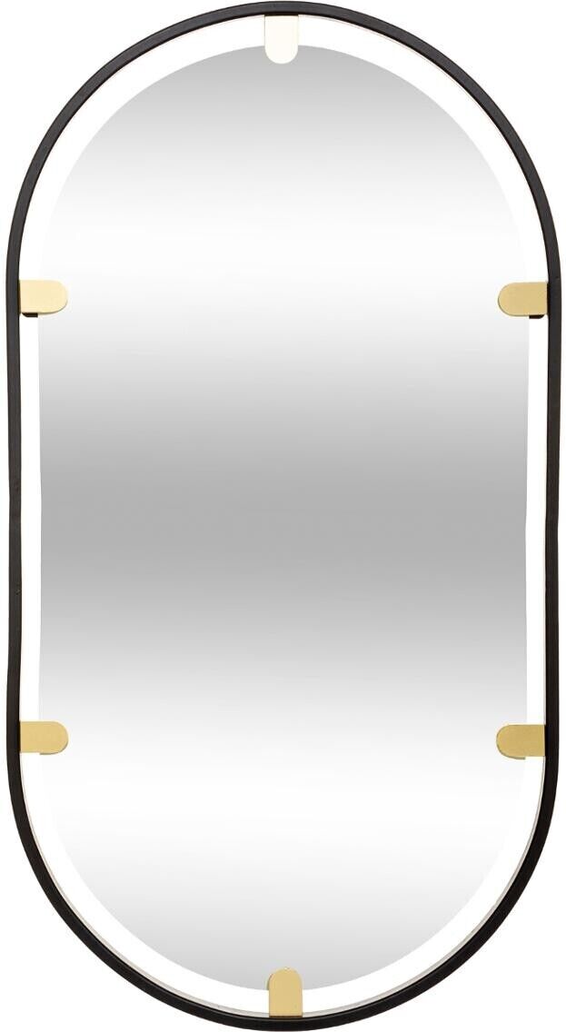 Atmosphera Miroir ovale en métal 75x40 cm Atmosphera Miroir ovale en métal 75x40 cm