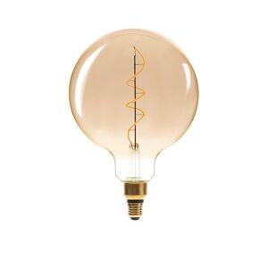 Atmosphera Ampoule LED "Globe" ambrée, filament torsadé E27 D20 cm