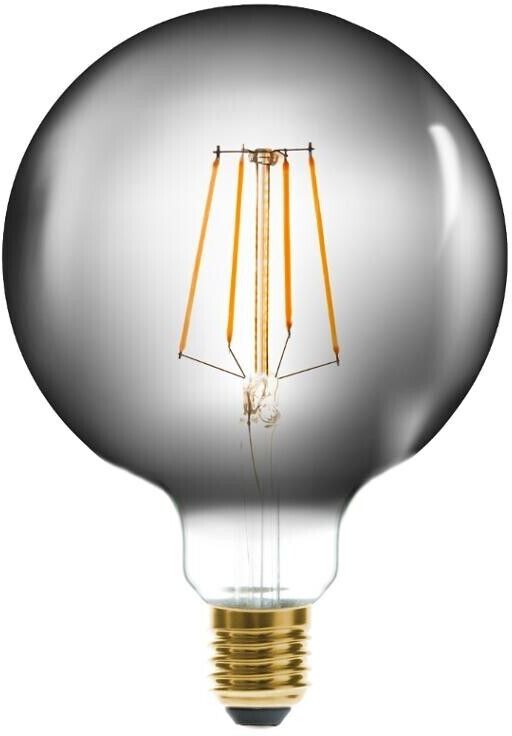 Atmosphera Ampoule LED "Globe" fumée, filament droit E27 D13 cm Atmosphera Ampoule LED "Globe" fumée, filament droit E27 D13 cm