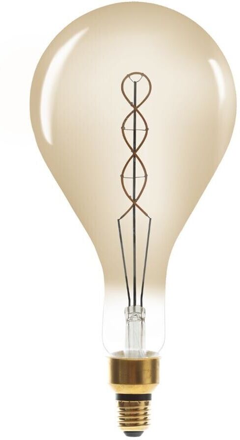 Atmosphera Ampoule LED "Poire" ambrée, filament torsadé E27 Atmosphera Ampoule LED "Poire" ambrée, filament torsadé E27