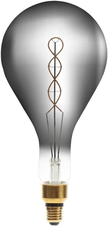 Atmosphera Ampoule LED "Poire" fumée, filament torsadé E27 Atmosphera Ampoule LED "Poire" fumée, filament torsadé E27
