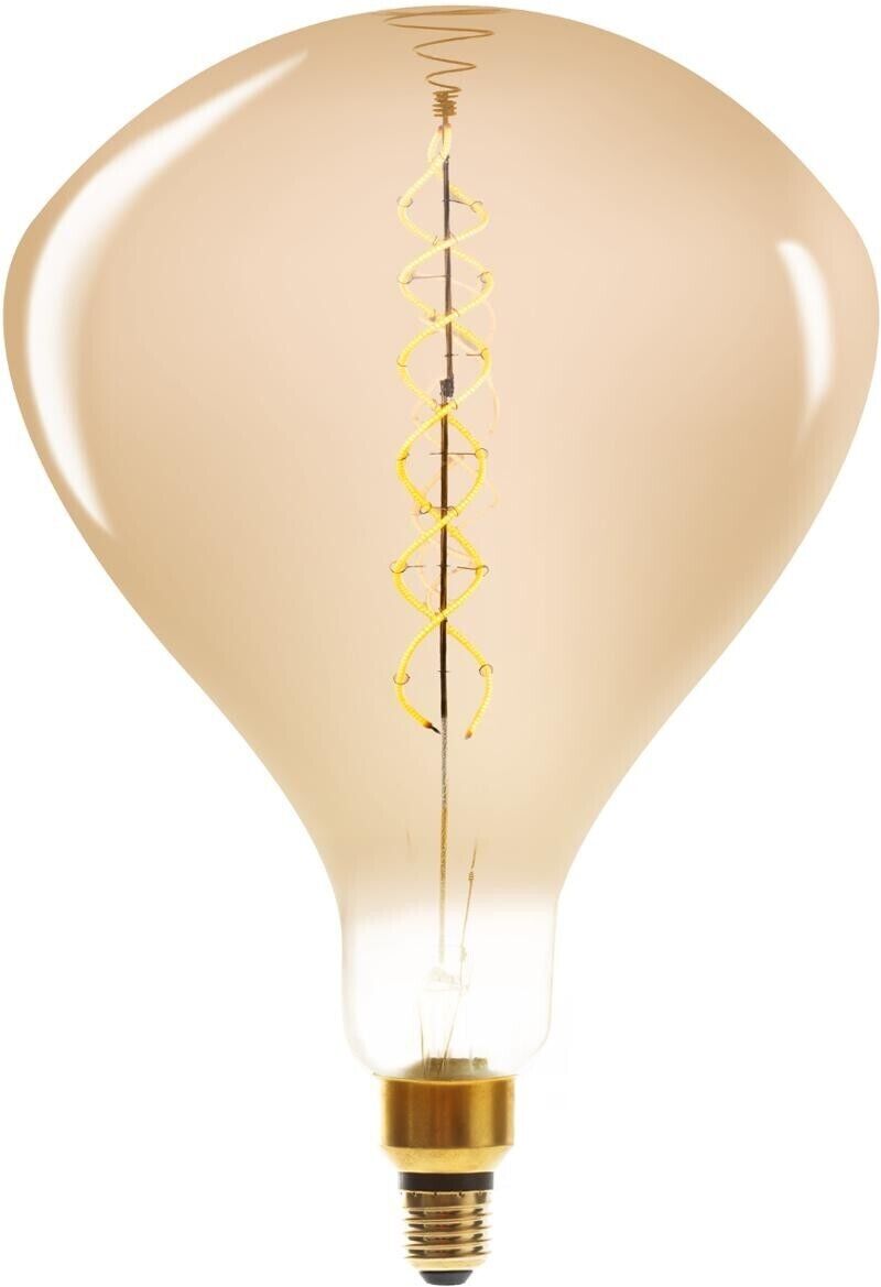 Atmosphera Ampoule LED "Goutte" ambrée, filament torsadé E27 Atmosphera Ampoule LED "Goutte" ambrée, filament torsadé E27